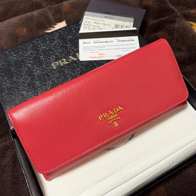 カルティエ 時計 レディース ゴールド 、 PRADA - 《美品》 PRADA 長財布 ピンクの通販 by my.s shop