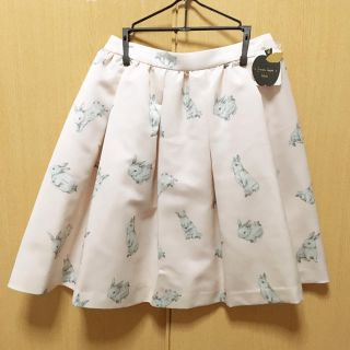 フランシュリッペ(franche lippee)のフランシュリッペ うさぎ スカート ピンク(ひざ丈スカート)