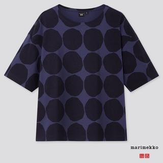 マリメッコ(marimekko)のmarimekko×UNIQLO Tシャツ ブルー(Tシャツ(半袖/袖なし))