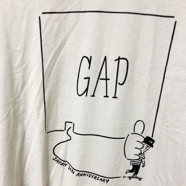GAP(ギャップ)の非売品❗️長場雄 × GAP ギャップ 20周年 Tシャツ 当選品 プレゼント メンズのトップス(Tシャツ/カットソー(半袖/袖なし))の商品写真