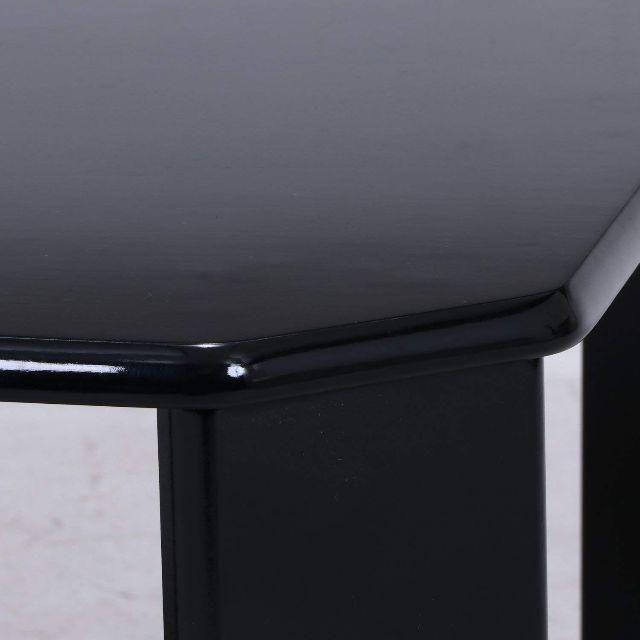 新品 特価！折りたたみ ローテーブル 幅75cm ブラック UV塗装 インテリア/住まい/日用品の机/テーブル(ローテーブル)の商品写真