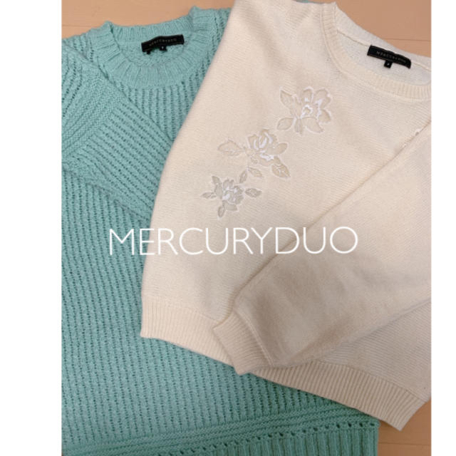 MERCURYDUO(マーキュリーデュオ)のMERCURYDUO ニット ２枚 レディースのトップス(ニット/セーター)の商品写真