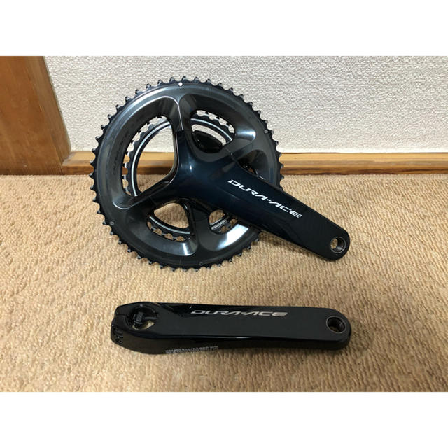 SHIMANO(シマノ)のFC-R9100-P Dura Ace パワーメーター 1000km使用 スポーツ/アウトドアの自転車(パーツ)の商品写真