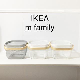 イケア(IKEA)のIKEA バスケット３点セット(バスケット/かご)