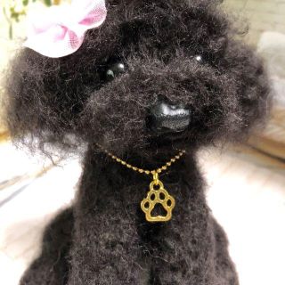 『Ｍさまご検討品』ブラックトイプードル(ぬいぐるみ)