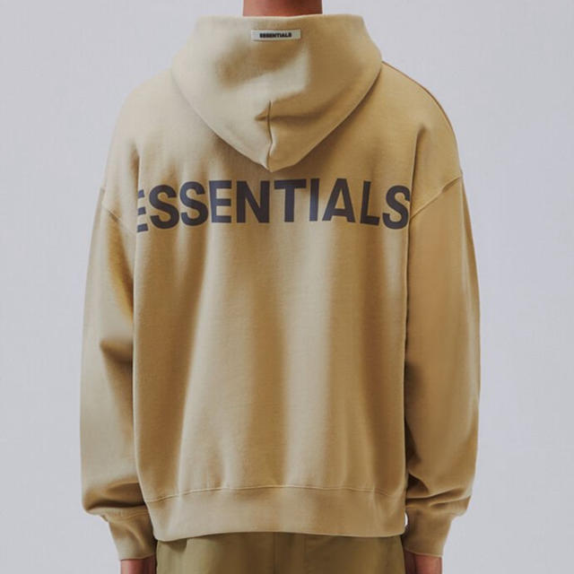 essentials pullover hoodie BROWN Lサイズ