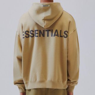 フィアオブゴッド(FEAR OF GOD)のessentials pullover hoodie BROWN Lサイズ(パーカー)