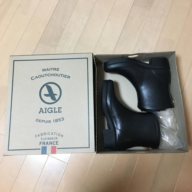 AIGLE(エーグル)のミスジュリエット ボッティロン ファー ラバーブーツ レディースの靴/シューズ(ブーツ)の商品写真