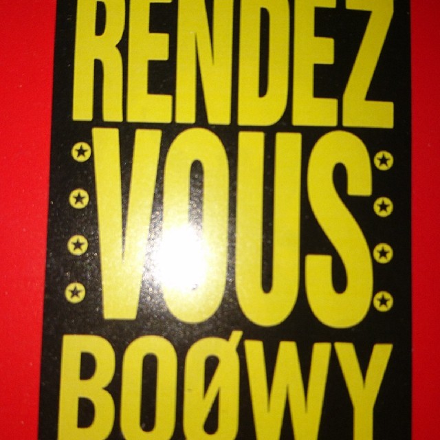 BOOWY❗RENDEZ-VOUS❗ミニフォトアルバム写真集