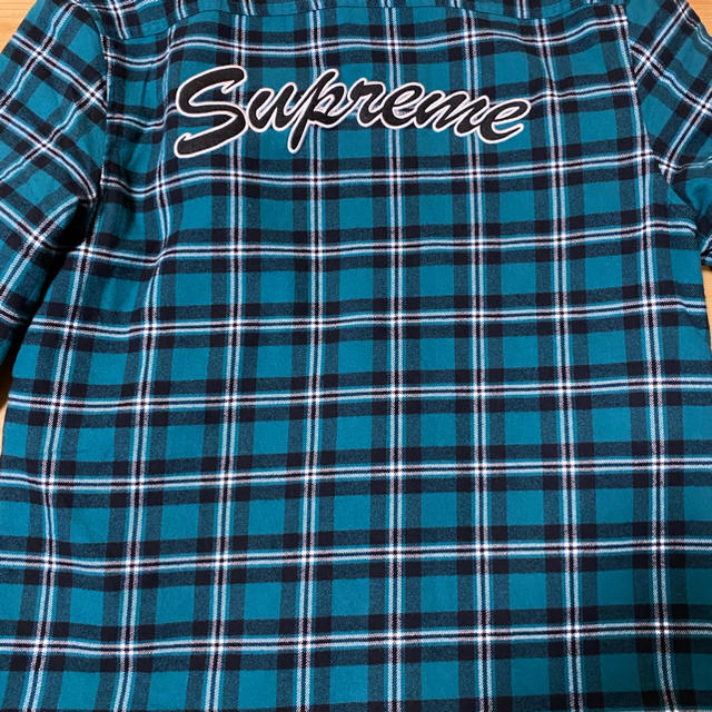 Supreme(シュプリーム)のsupreme arc logo quilted flannel shirt L メンズのトップス(シャツ)の商品写真