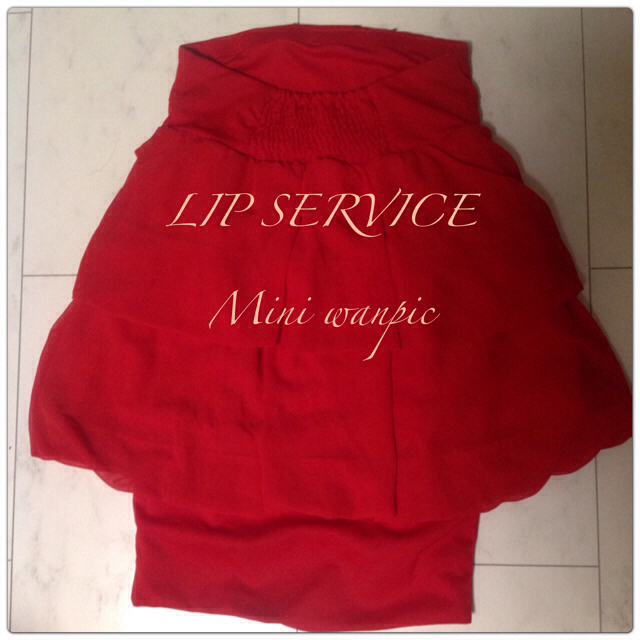 LIP SERVICE(リップサービス)の♡LIP♡ワンピース＋ちびハットSET♡ レディースのフォーマル/ドレス(その他ドレス)の商品写真