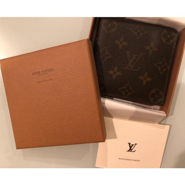 Louis Vuitton ルイヴィトン モノグラム 折り財布 正規品