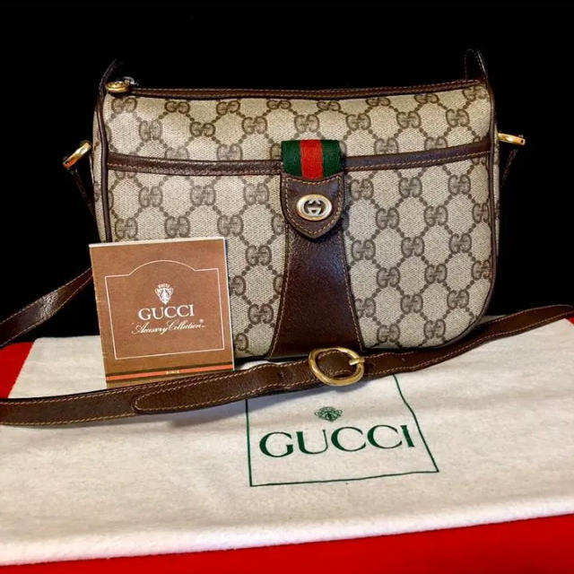 Gucci - 極上　美品　グッチ　オールドグッチ　シェリーライン　ショルダーバッグ　ポシェットの通販 by マチルダ's shop