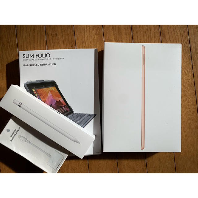 iPad 第6世代　128G WiFi+cellular ローズゴールドPC/タブレット