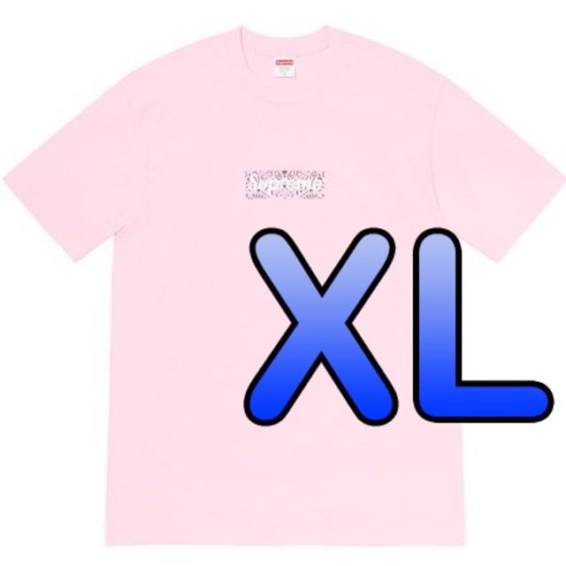 XL Supreme Bandana Box Logo Tee pink