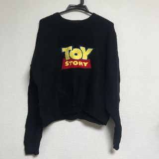 フォーエバートゥエンティーワン(FOREVER 21)のトイストーリー　ニット　美品　黒(ニット/セーター)