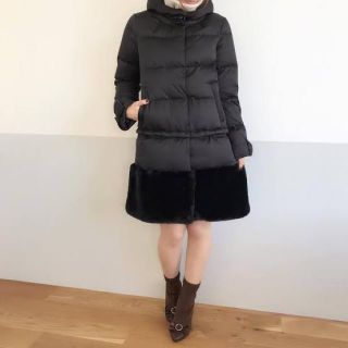 ジルバイジルスチュアート(JILL by JILLSTUART)のCanCamまいまいコラボ 4way  ファーヘムプッファダウンコート(ダウンコート)