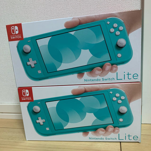 エンタメ/ホビーNintendo Switch  Lite ターコイズ　新品、未使用　2台