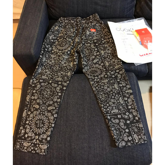 cookman Chef Pants Paisley Black M