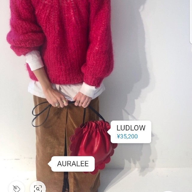 LUDLOW(ラドロー)のラドロー　スカラップバッグ レディースのバッグ(クラッチバッグ)の商品写真