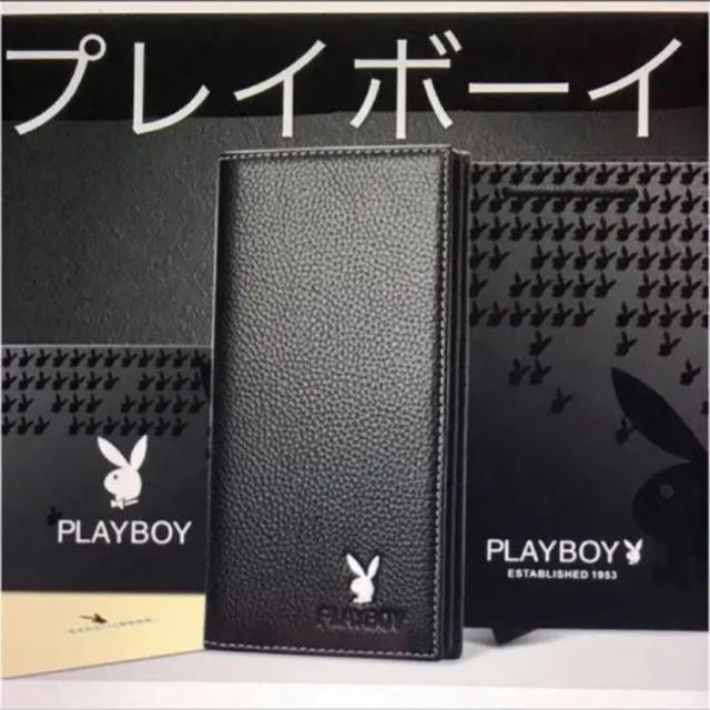 PLAYBOY(プレイボーイ)のプレイボーイ長財布  本革 新品   メンズのファッション小物(長財布)の商品写真