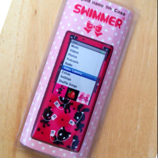 スイマー(SWIMMER)のiPodnano第5世代カバー・ピンク(モバイルケース/カバー)