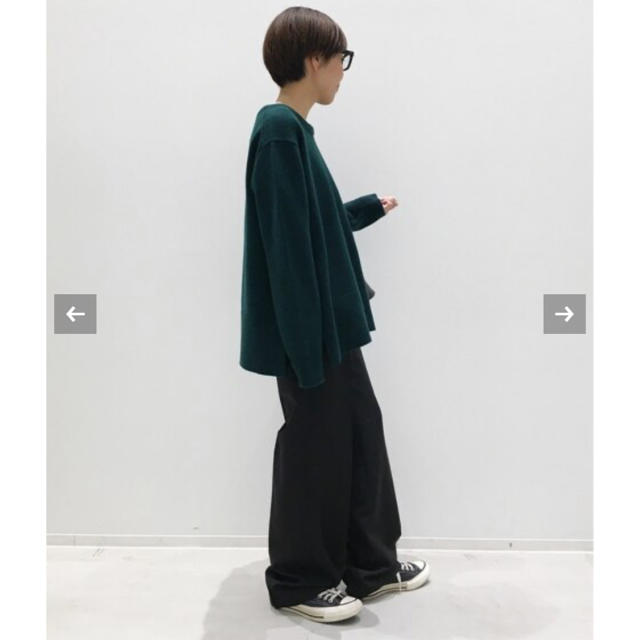 L'Appartement DEUXIEME CLASSE(アパルトモンドゥーズィエムクラス)のL'Appartement Wool cashmere C/N SlitKnit レディースのトップス(ニット/セーター)の商品写真