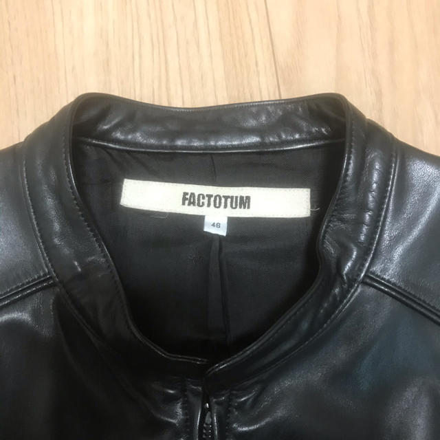 FACTOTUM - ファクトタムのライダースジャケットの通販 by ゴッホ's