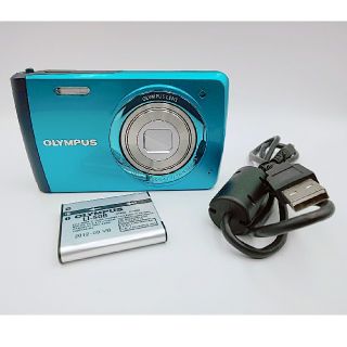 オリンパス(OLYMPUS)のさくら日和様専用 OLYMPUS STYLUS VH-410 ブルー(コンパクトデジタルカメラ)