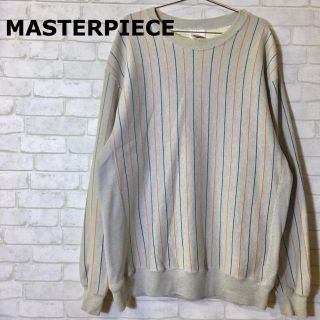 マスターピース(master-piece)の【MASTERPIECE】マスターピース スウェット ストライプ/Lサイズ(スウェット)