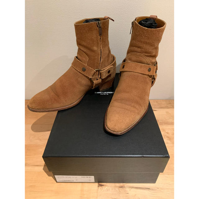 SAINT LAURENT ワイアット ハーネスブーツ 41