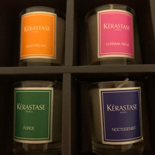 ケラスターゼ(KERASTASE)のケラスターゼ　アロマキャンドル4個セット(アロマ/キャンドル)