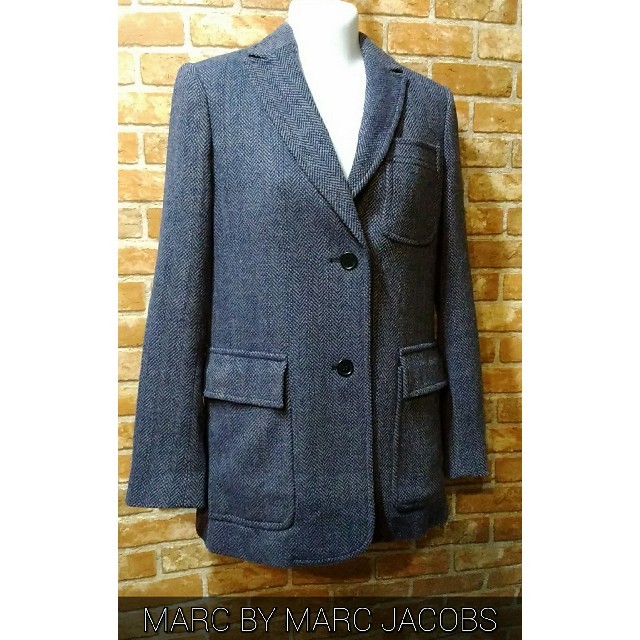 MARC BY MARC JACOBS(マークバイマークジェイコブス)のMARC BY MARC JACOBS（ ウール混ジャケット） レディースのジャケット/アウター(テーラードジャケット)の商品写真