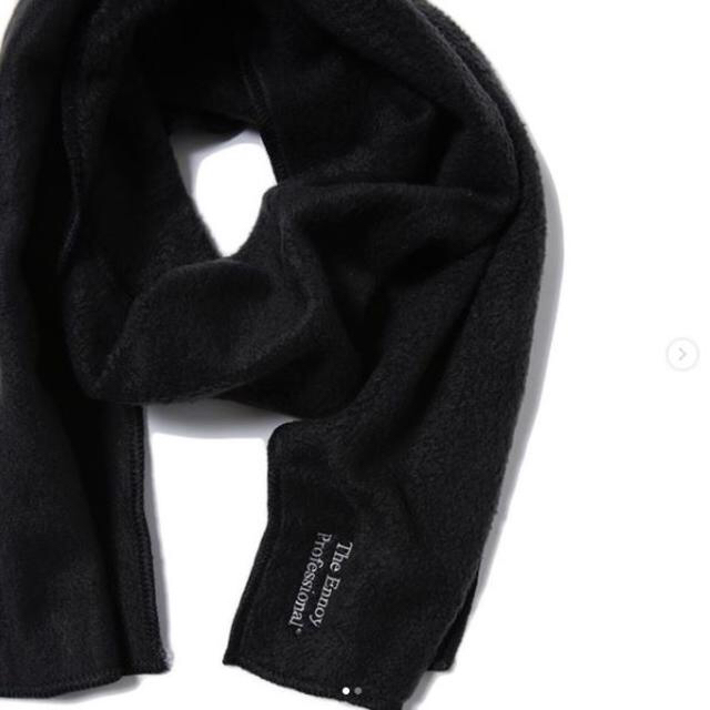 The Ennoy Fleece Muffler Black マフラー 黒 - マフラー