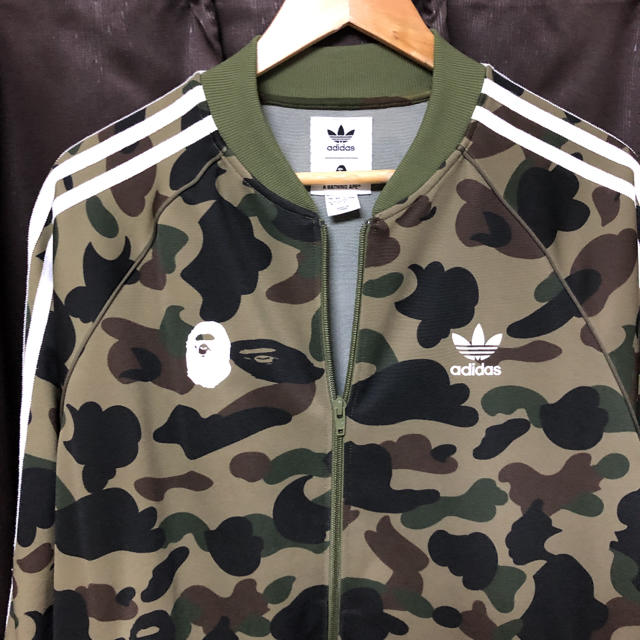 A BATHING APE - adidas ape コラボ ジャージの通販 by s|ア A BATHING APE - adidas ape コラボ ジャージの通販 by s|ア