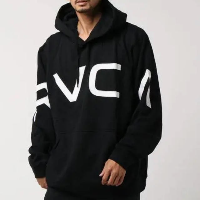 Mサイズ RVCA ロゴパーカー ルーカ ルカ スウェット ブラック