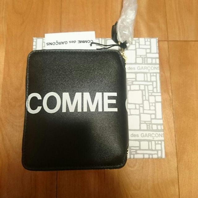 送料込【COMME des GARCONS】ジップ 二つ折り 財布 BLACK 1