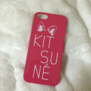 メゾンキツネ(MAISON KITSUNE')のメゾンキツネ iPhone5 ケース(モバイルケース/カバー)