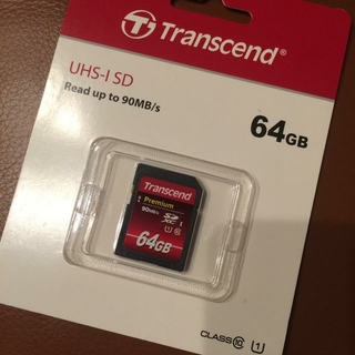 トランセンド(Transcend)のSDカード/未開封64(PC周辺機器)