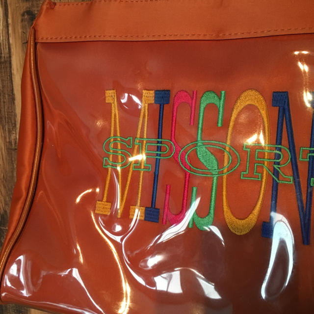 MISSONI(ミッソーニ)の90s90年MISSONI SPORTミッソーニスポーツ ハンドバック オレンジ レディースのバッグ(ハンドバッグ)の商品写真
