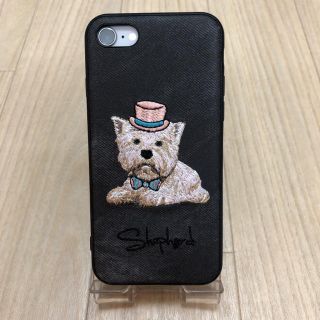 新品 刺繍 ウェスティ iPhone7/8 ケース おしゃれ 犬(iPhoneケース)