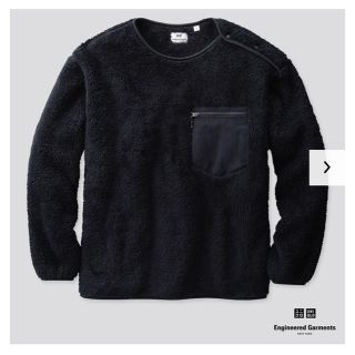 ユニクロ(UNIQLO)のフリースプルオーバー　ブラックLサイズ(その他)