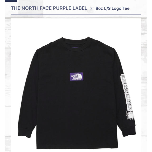 THE NORTH FACE PURPLE LABEL L/S Logo Tee