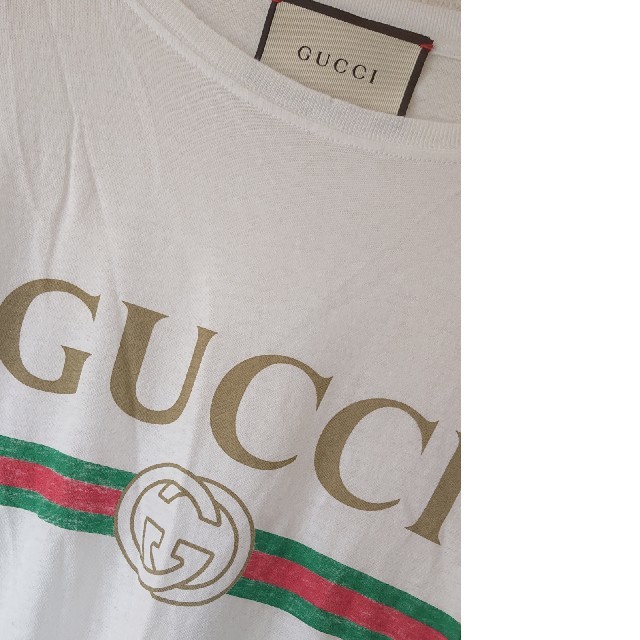 chanelの 時計 / Gucci - GUCCI 確実正規品 ｳｫｯｼｭﾄﾞｵｰﾊﾞｰｻｲｽﾞｳﾞｨﾝﾃｰｼﾞTｼｬﾂの通販 by Vira