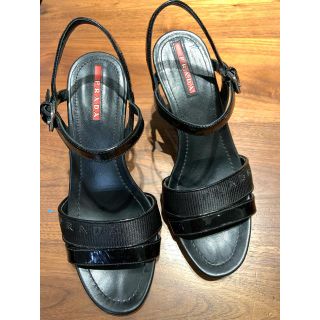 プラダ(PRADA)のプラダ　ウェッジサンダル(サンダル)