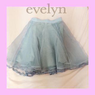 エブリン(evelyn)の美品！evelyn★チュールスカート(ミニスカート)