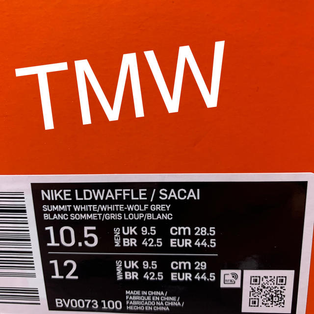 【新品】NIKE x sacai LDWAFFLE 28.5cm 2