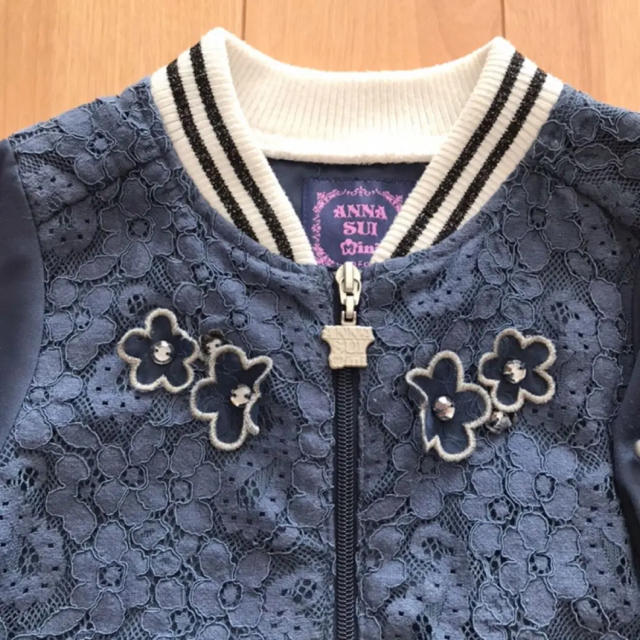 ANNA SUI mini(アナスイミニ)の期間限定値下げ！アナスイミニ ジャンパー コート 上着 ブルゾン 100 キッズ/ベビー/マタニティのキッズ服女の子用(90cm~)(ジャケット/上着)の商品写真