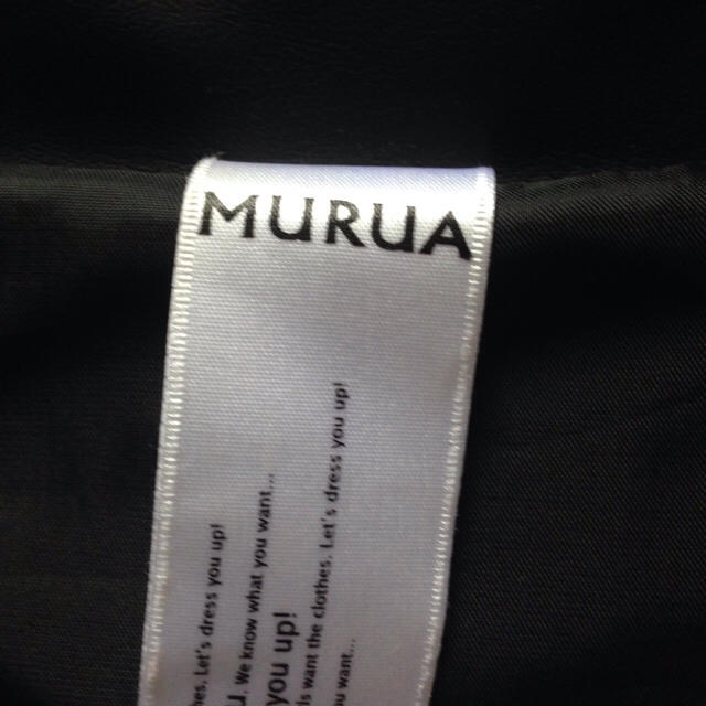 MURUA(ムルーア)のmimimu様専用☆MURUAライダース レディースのジャケット/アウター(ライダースジャケット)の商品写真