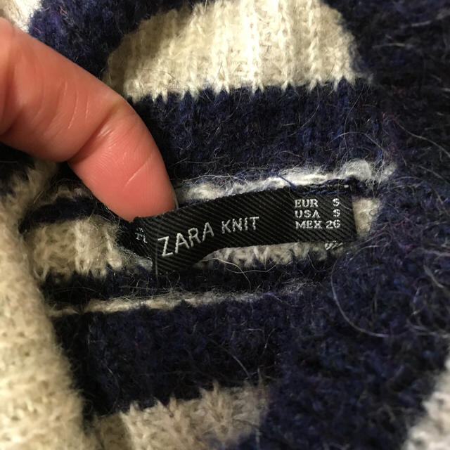 ZARA(ザラ)のZARA ボーダーニット レディースのトップス(ニット/セーター)の商品写真